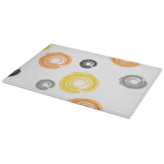 Coole, trendige, urbane, moderne Malpinselkunst Schneidebrett (Ecke)