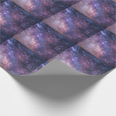 Coole Trendy Galaxy Geschenkpapier (Ecke)