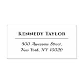 Coole Trendy Individuelle Name Script Rücksendeadr Permastempel (Design)