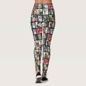 Coole trendy instagram personalisiertes Foto Leggings (Rückseite)