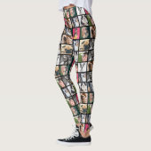 Coole trendy instagram personalisiertes Foto Leggings (Links)