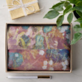 Coole, trendy Kunst des romantischen Blumenmusters Seidenpapier (Geschenk)