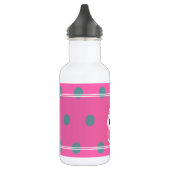 Coole trendy Polka Dots mit Niedlichen, Personalis Trinkflasche (Links)
