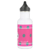 Coole trendy Polka Dots mit Niedlichen, Personalis Trinkflasche (Rechts)