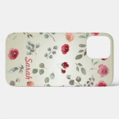 Coole Trendy Rose Case-Mate iPhone Hülle (Rückseite (Horizontal))