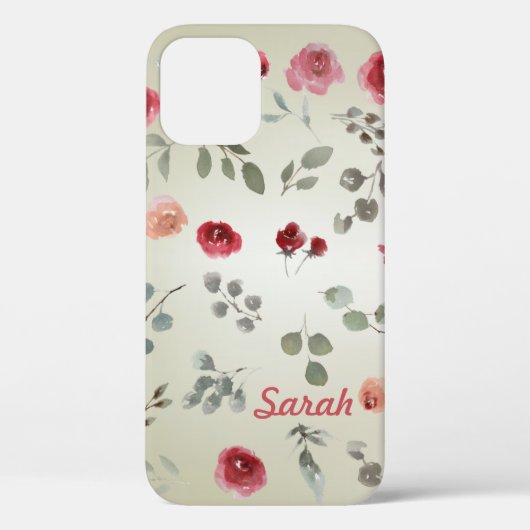 Coole Trendy Rose Case-Mate iPhone Hülle (Rückseite)
