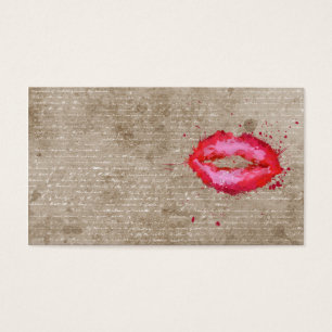 Coole trendy Vintage WasserfarbelippenSpritzer
