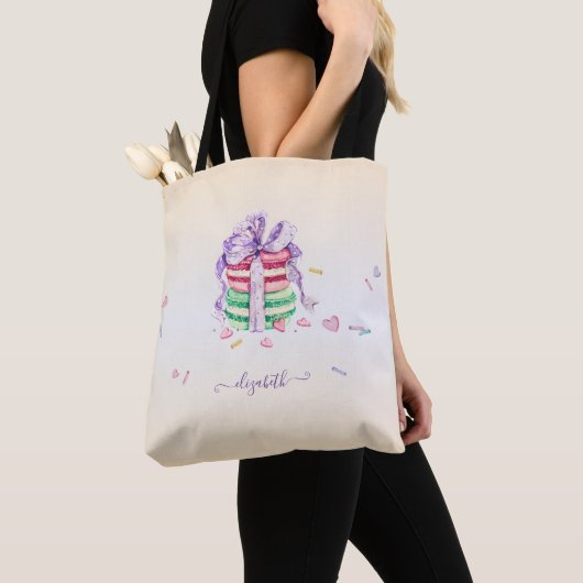 Coole trendy Watercolor Macarons Tasche (Von Nahem)