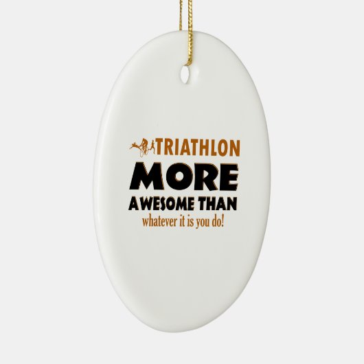 Coole Triathlonentwürfe Keramikornament (Rechts)