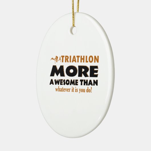 Coole Triathlonentwürfe Keramikornament (Links)