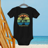 Coole Tropical Beach Trip Palmen Baby Strampler