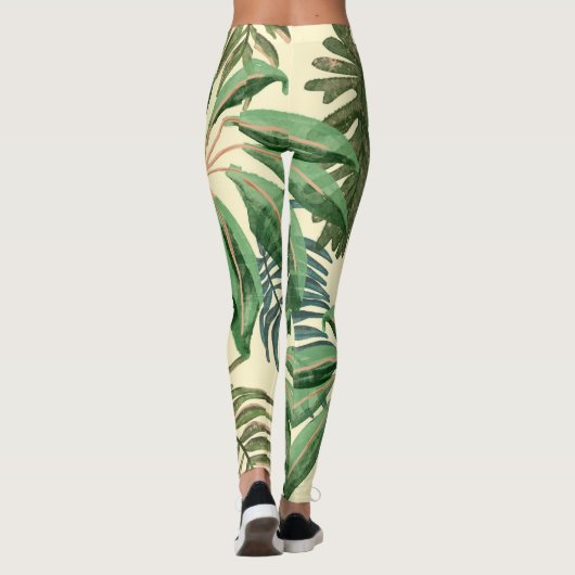 Coole tropische Leggings (Rückseite)