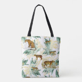 Coole tropische Safari Wildkatzen Tiger Leopard Tasche (Rückseite)