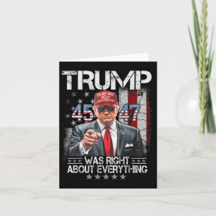 Coole Trump hatte recht über alles Amerikanische Karte