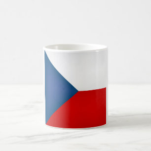 Coole tschechische Flagge Kaffeetasse
