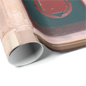 Coole Tür-glattes Verpackungs-Papier, 30 in x 6 ft Geschenkpapier (Rolleneckpunkt)