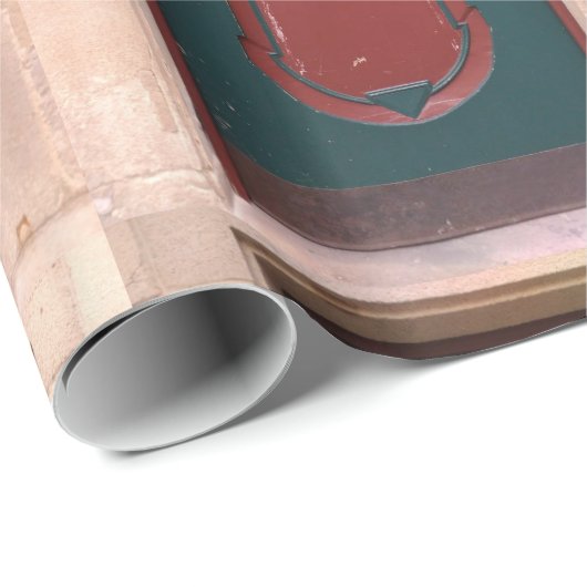 Coole Tür-glattes Verpackungs-Papier, 30 in x 6 ft Geschenkpapier (Rolleneckpunkt)