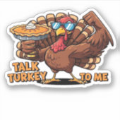 Coole Türkei Erntedank Funny Classic T - Shirt_1.p Aufkleber (Vorderseite)