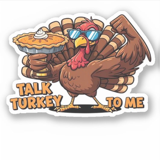 Coole Türkei Erntedank Funny Classic T - Shirt_1.p Aufkleber (Vorderseite)