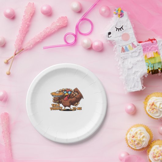 Coole Türkei Erntedank Funny Classic T - Shirt_1.p Pappteller (Party)