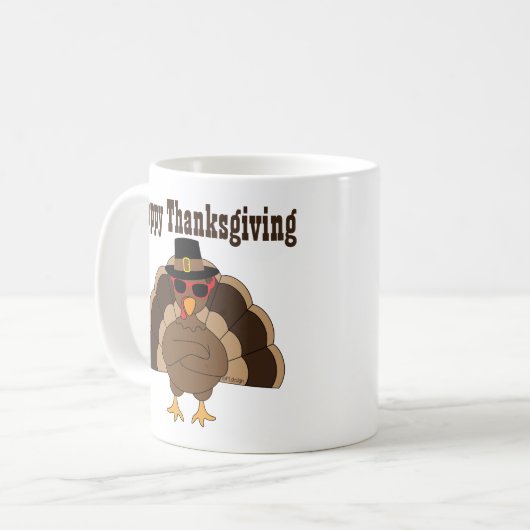 Coole Türkei glücklich Danksagung Sondertext Kaffeetasse (Vorderseite Links)