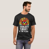 Coole Türkei im Flock Erntedank Kleinkind B T-Shirt (Vorne ganz)