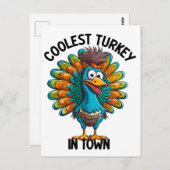 Coole Türkei in der Stadt Postkarte (Vorne/Hinten)