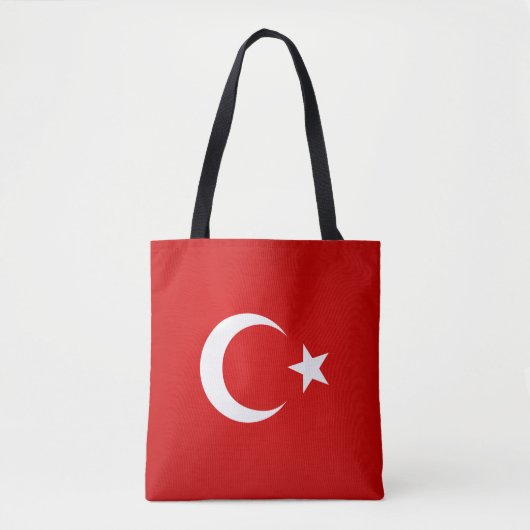Coole türkische Flagge Tasche (Vorderseite)