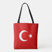 Coole türkische Flagge Tasche (Rückseite)