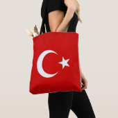 Coole türkische Flagge Tasche (Von Nahem)