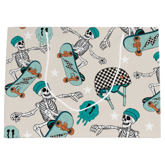 Coole Typ-Skateboarding-Geschenktaschen Große Geschenktüte (Vorderseite)