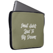 Coole Typografie Inspiration Zitat Männer Laptopschutzhülle (Vorne Rechts)