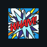 Coole Typografie Moderner Pop Art Comic Buch WHA Leinwanddruck<br><div class="desc">Ein modernes Pop Art typografisches Comic Buch inspiriert Leinwand mit dem Wort POP! Ideal zum Aufhellen von Zuhause oder Büro. Fügen Sie noch ein paar zap pow und wumm in Ihre Welt heute! Entwickelt von Thisisnotme©</div>