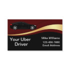 Coole Uber Driver Unique Automotive Business Card