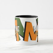 Coole übergroße fette Monogramm Tasse (Zentrum)
