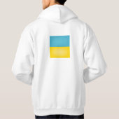 Coole ukrainische Flagge Hoodie (Rückseite)