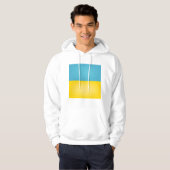 Coole ukrainische Flagge Hoodie (Vorne ganz)