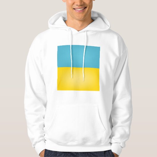 Coole ukrainische Flagge Hoodie (Vorderseite)