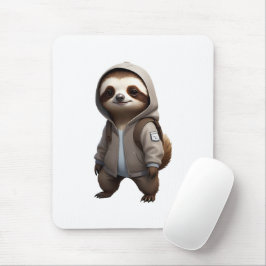 Coole und bezaubernde Sloth-Illustration Mousepad
