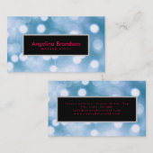 Coole und einzigartige Black Confetti-Visitenkarte Visitenkarte (Vorne/Hinten)