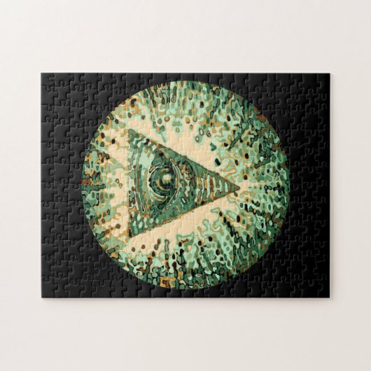 Coole und einzigartige Camouflage Illuminati Puzzle (Horizontal)