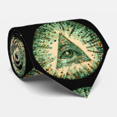 Coole und einzigartige Tarnung Illuminati Krawatte (Gerollt)