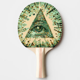 Coole und einzigartige Tarnung Illuminati Tischtennis Schläger
