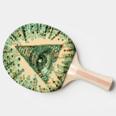 Coole und einzigartige Tarnung Illuminati Tischtennis Schläger (Seitenansicht)