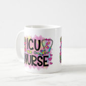 Coole und farbenfrohe ICU Nurse Large Kaffeetasse (Vorderseite Links)