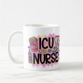 Coole und farbenfrohe ICU Nurse Large Kaffeetasse (Links)