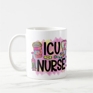 Coole und farbenfrohe ICU Nurse Large Kaffeetasse