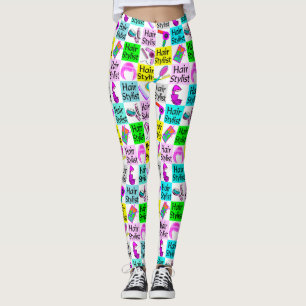 COOLE UND FARBHAARSTYLISTISCHE LEGGINGS
