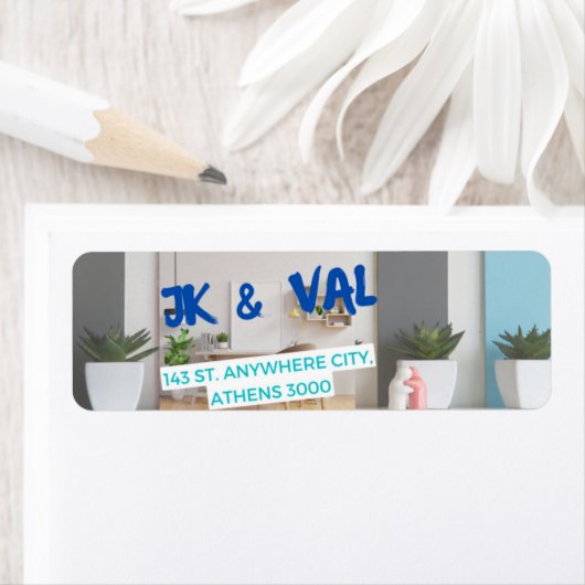 Coole und gemütliche Rückkehr auf das Adressetiket (Insitu)