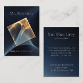 coole und klare Entwurfsgeschäftskarte Visitenkarte (Vorne/Hinten)